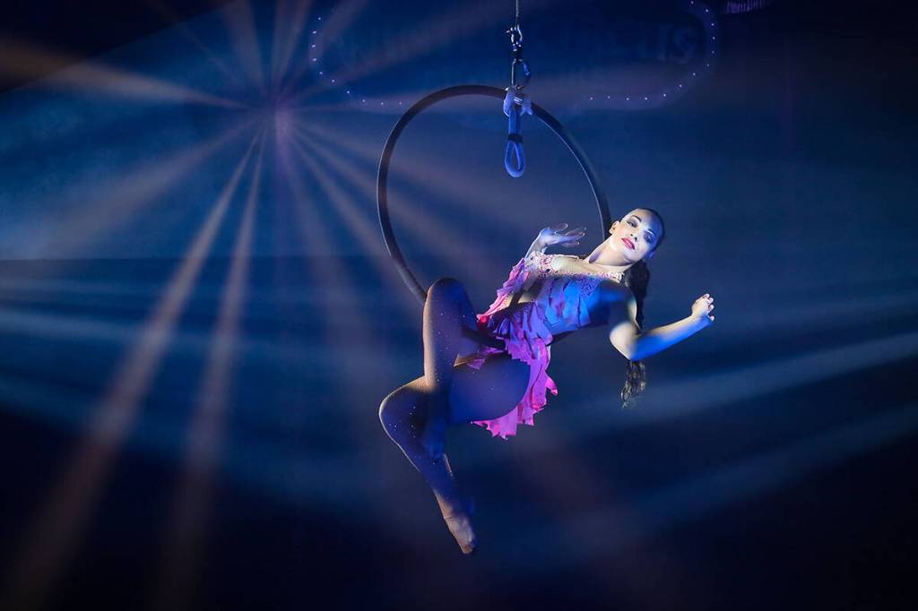 Aerialists, clowns and high-stakes spectacles await under the big top at Europa Super Circus. (Courtesy Europa Super Circus)
