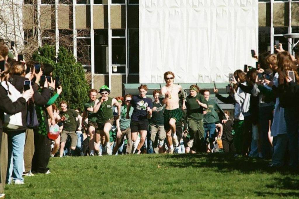 Organizers estimated that roughly 1,000 spectators attended the 2025 Ginger Run. (Photo courtesy of @UVicGingerRun/Instagram)